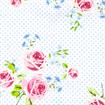 Birch Fabric - Fabric Gutermann X Birch Summer Loft Roses 110cm X 10Mt 100% Co White-Dusty Blue-276
